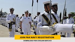 Pak Navy Registration Slip 2024