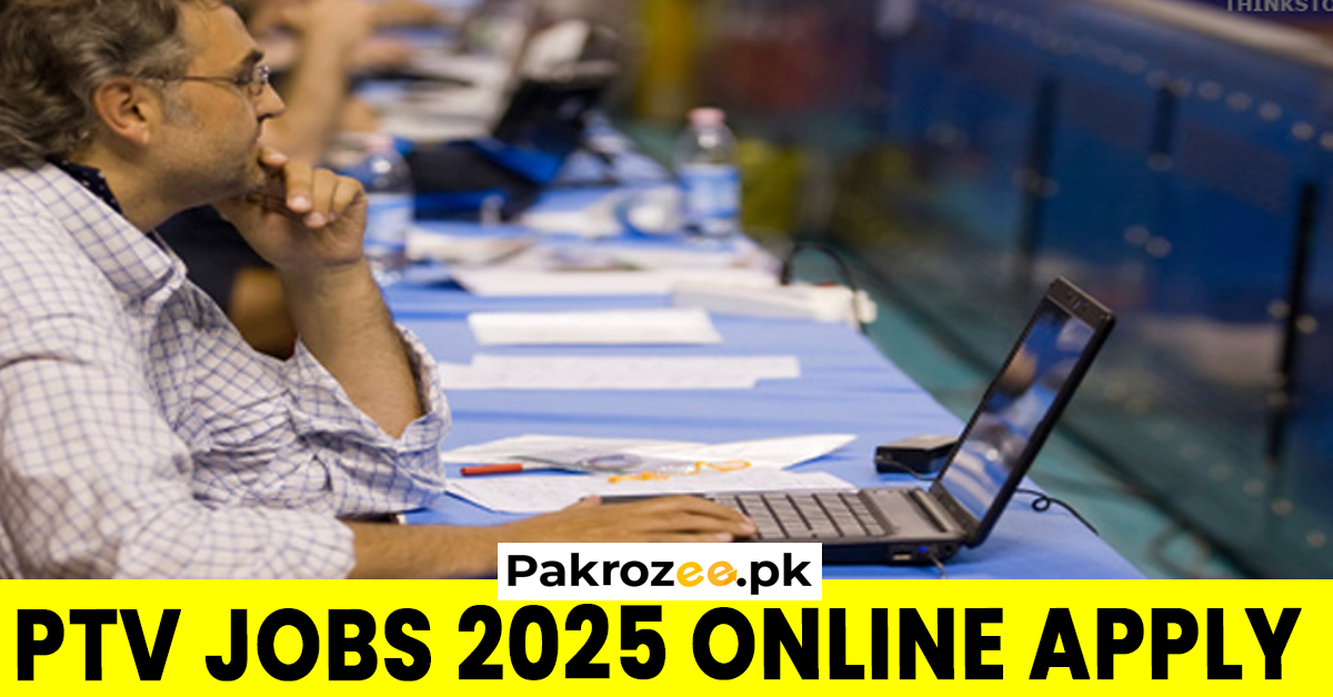 PTV Jobs 2025 Online Apply
