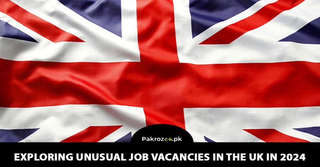 Exploring Unusual Job Vacancies in the UK in 2024