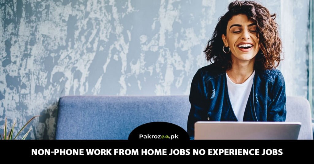 Non-Phone Work from Home Jobs No Experience jobs